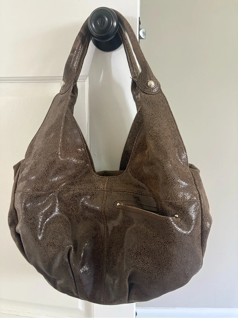 B. Makowsky leather hobo bag